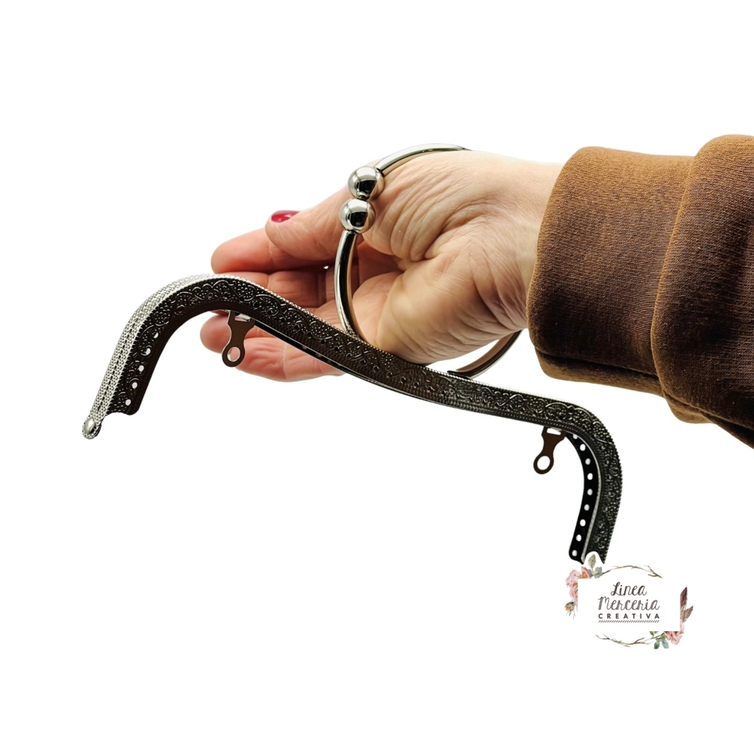 Chiusura per borse con anello clic clac linea merceria linea merceria creativa