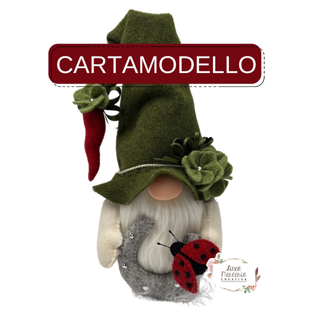 Cartamodello Kit Gnomo Fortunello linea merceria creativa