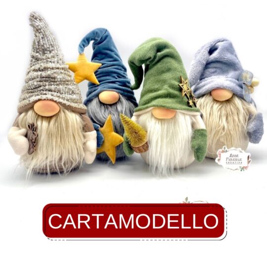 Cartamodello Gnomi Natalizi Elfi della Meraviglia