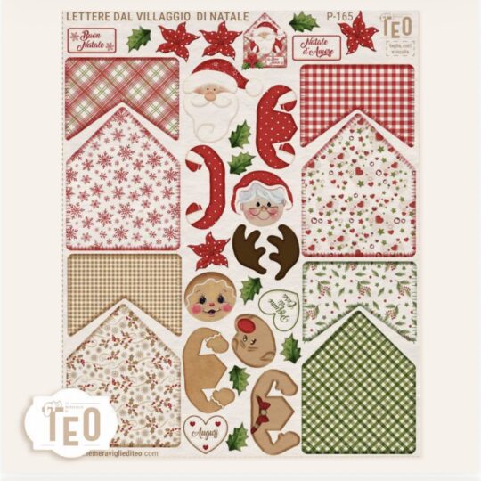 P 165 Lettera dal villaggio di natale Meraviglie di Teo