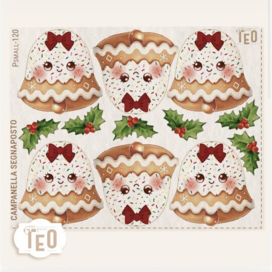 P Small 120 Campanella segnaposto di Teo