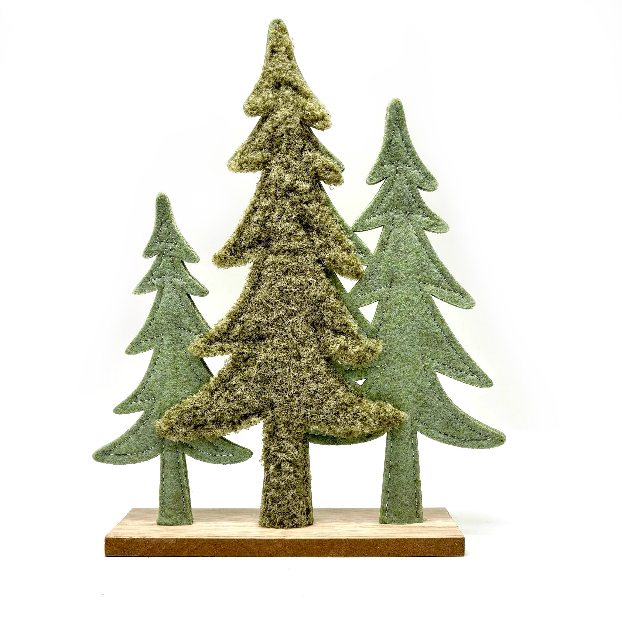 Tris alberi natalizi linea merceria creativa